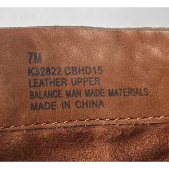 Kork Ease Boots Womens 7M Beige Distressed Leather Ankle Western Heel Side Zip - Picture 10 of 15